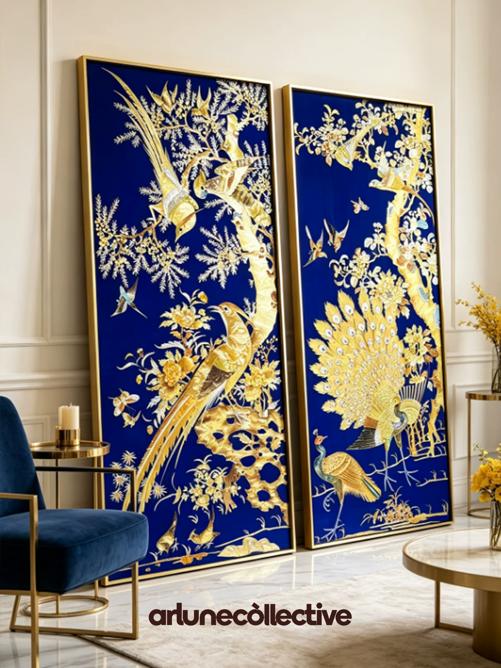 Peacock & Phoenix Classic Art Duo