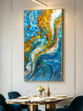 Modern Luxe Abstract Entryway Art