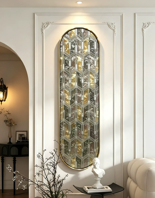 Arched Geometry Entryway Wall Art