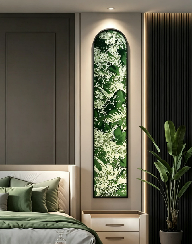 Textured French Luxe Entryway Art