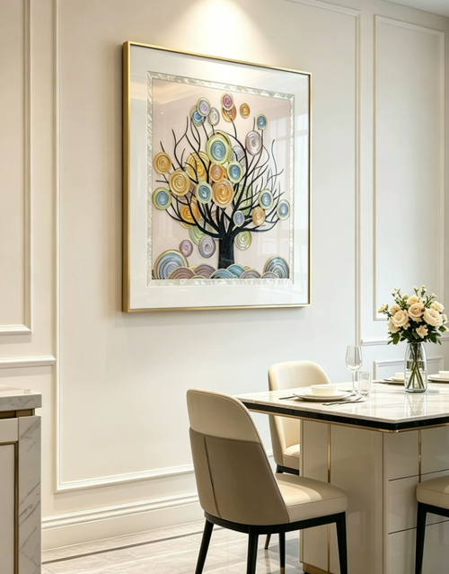 Fortune Tree Square Wall Art