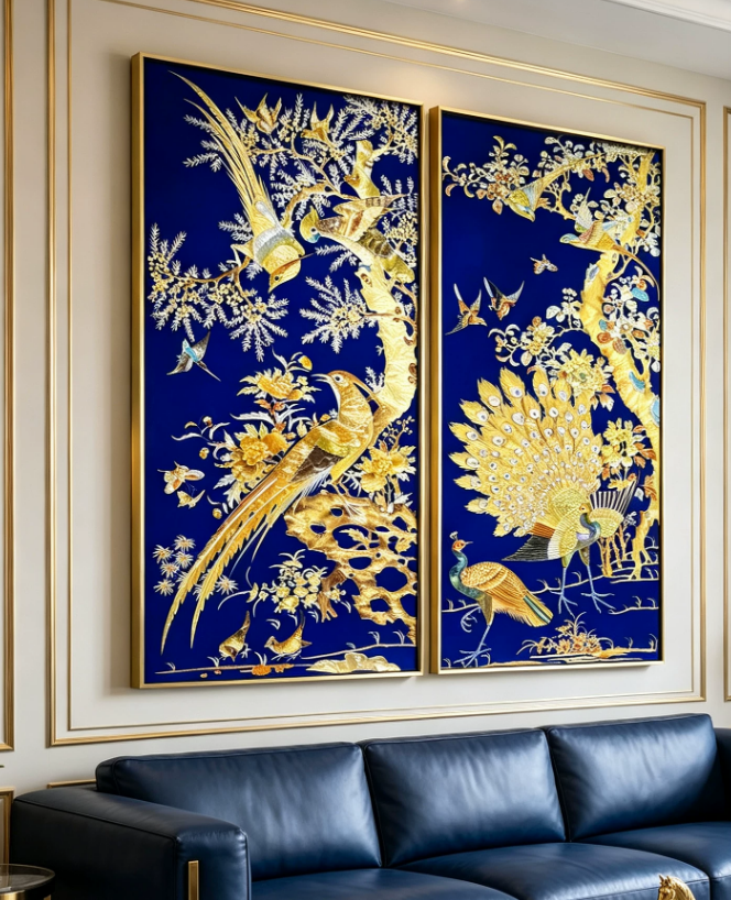 Peacock & Phoenix Classic Art Duo