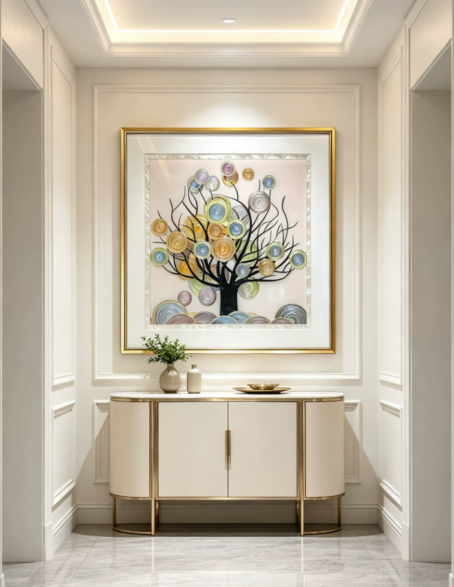 Fortune Tree Square Wall Art