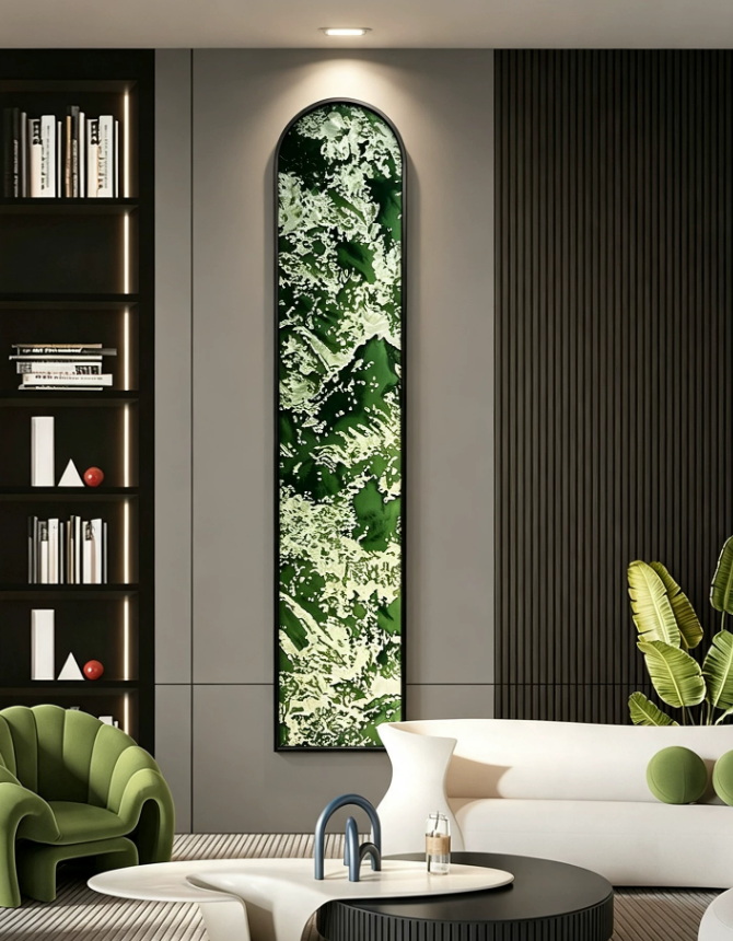 Textured French Luxe Entryway Art
