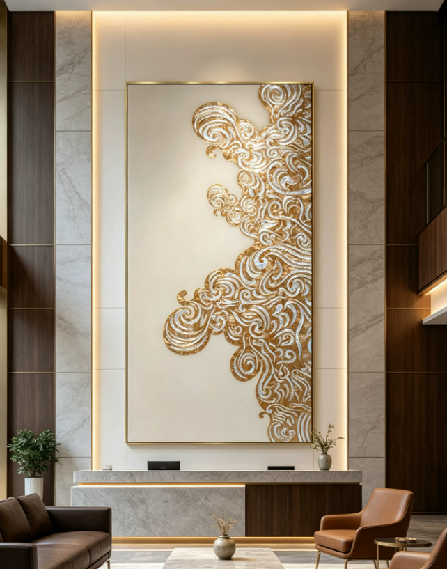 Luxe Auspicious Cloud Wall Art