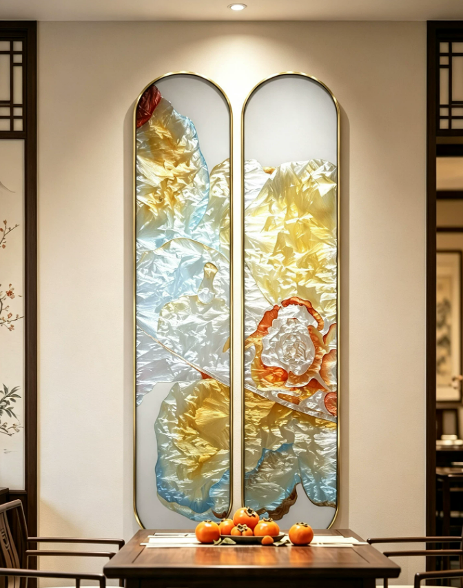 Prosperity Blossom Diptych