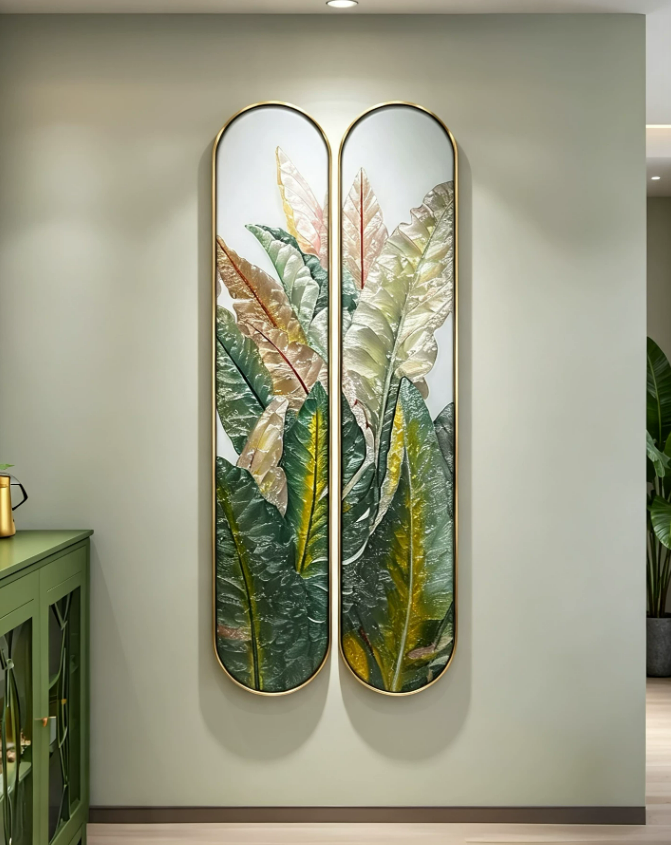 Nordic Botanical Greenery Wall Art