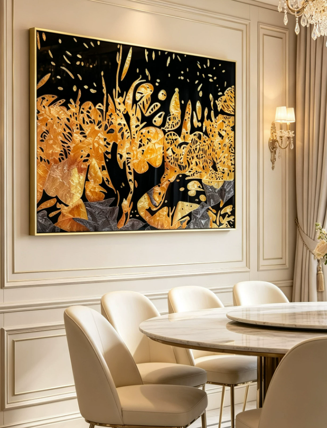Refined Luxe Statement Wall Art