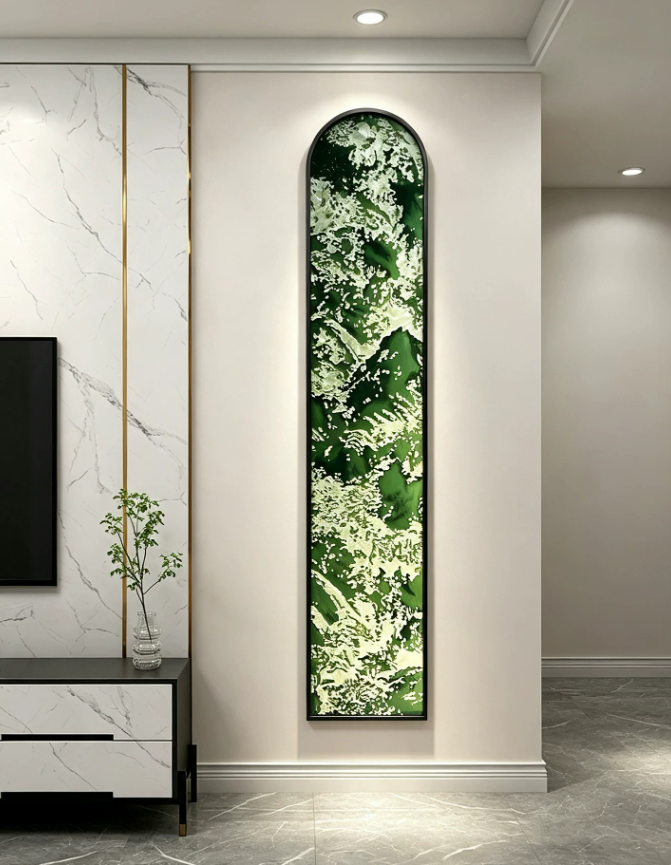 Textured French Luxe Entryway Art