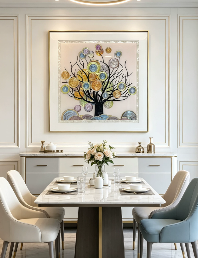 Fortune Tree Square Wall Art