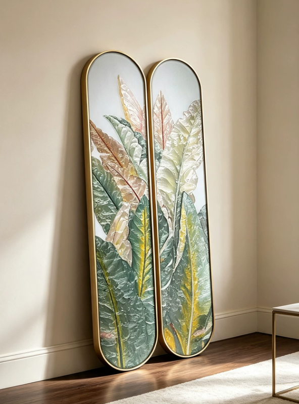 Nordic Botanical Greenery Wall Art