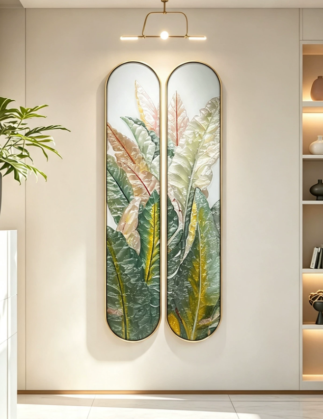 Nordic Botanical Greenery Wall Art