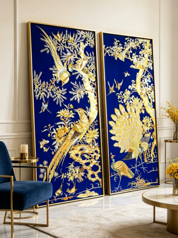 Peacock & Phoenix Classic Art Duo